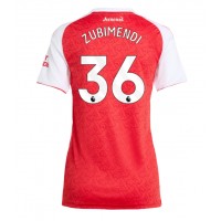 Arsenal Martin Zubimendi #36 Domáci Ženy futbalový dres 2025-26 Krátky Rukáv